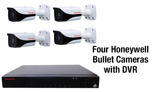 Honeywell Bullet Cameras with DVR
