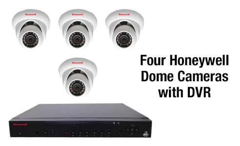 Honeywell Dome Cameras with DVR